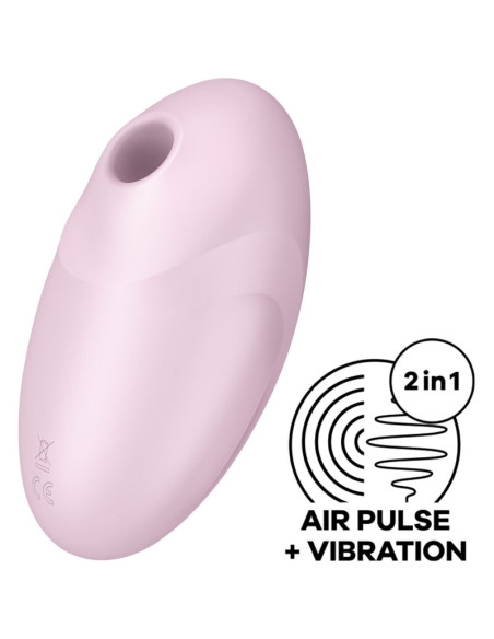 SATISFYER - VULVA LOVER 3 AIR PULSE STIMULATOR & VIBRATOR PINK 4 