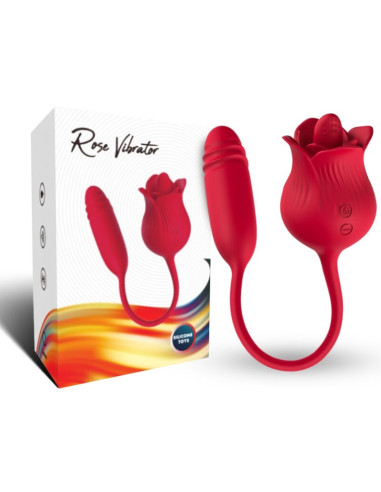 ARMONY - ROSELIP LICKING VIBRATING CLIT & VIBRATOR RED 5 