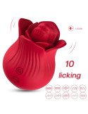 ARMONY - ROSE VIBRATOR & STIMULATOR RED 5 