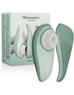 WOMANIZER - LIBERTY 2 STIMOLATORE CLITORIDE & VENTOSA VERDE CHIARO 7 