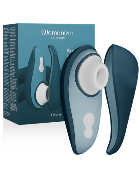 WOMANIZER - LIBERTY 2 CLITORIS STIMULATOR & SUCKER BLUE 7 