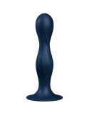 SATISFYER - DOUBLE BALL-R SILIKONDILDO BLAU 4 