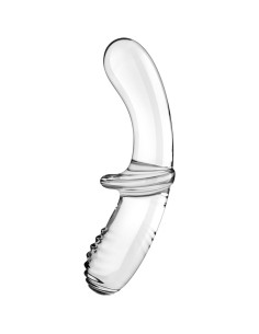 SATISFYER - DILDO DOPPIO CRISTALLO TRASPARENTE 5 