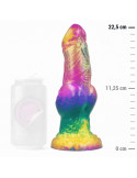 EPIC - DILDO IRIS CON TESTICOLI ARCOBALENO DI PIACERE 9 