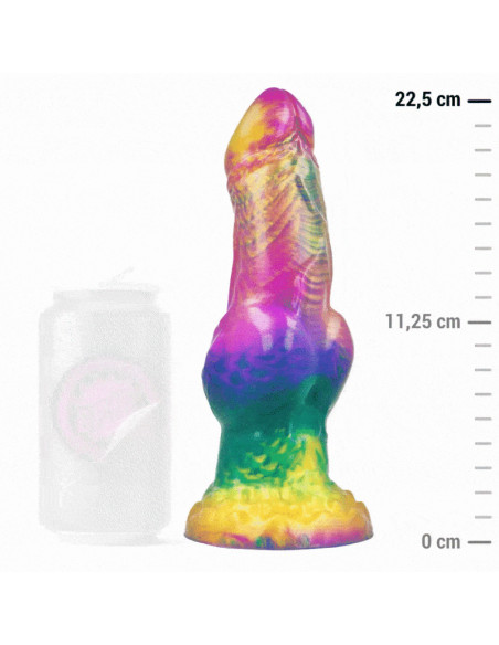 EPIC - IRIS DILDO WITH RAINBOW TESTICLES OF PLEASURE 9 