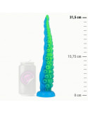 EPIC - SCYLLA FLUORESZIERENDER DÜNNER TENTAKEL-DILDO, GROSSE GRÖSSE 10 