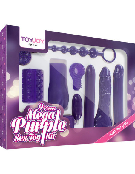 TOYJOY - JUST FOR YOU MEGA PURPLE SEX TOY KIT 3 