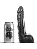 ALL BLACK - SOFT BLACK REALISTIC DILDO 20 CM 3 