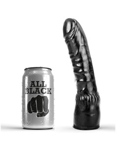 ALL BLACK - DILDO BLACK REALISTIC 20 CM 3 