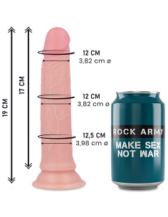 ROCKARMY - LIQUIDE SILICONE PREMIUM AVENGER REALISTIC 19 CM -O- 3.98 CM 7 