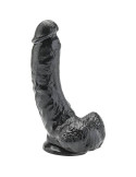 GET REAL - DILDO 20,5 CM MIT KUGELN SCHWARZ 2 