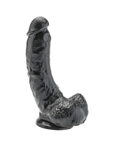 GET REAL - DILDO 20,5 CM WITH BALLS BLACK 2 