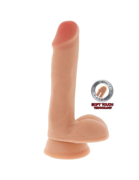 GET REAL - GODE DOUBLE DENSITÉ 17 CM BALLES PEAU 3 