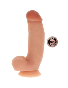 GET REAL - SILICONE DILDO 18 CM W BALLS SKIN 4 