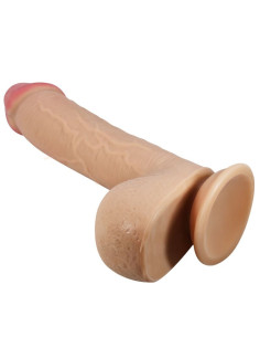 PRETTY LOVE - SLIDING SKIN SERIES REALISTIC DILDO WITH SLIDING SKIN SUCTION CUP FLESH 23.4 CM 4 