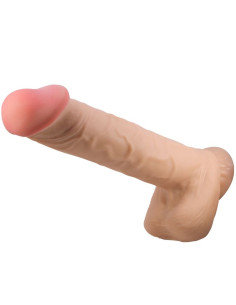 PRETTY LOVE - SLIDING SKIN SERIES REALISTISCHER DILDO MIT SLIDING SKIN SAUNAPF FLEISCH 26 CM 7 