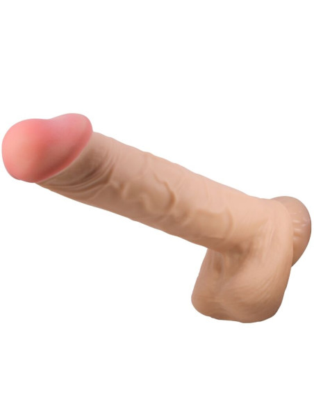 PRETTY LOVE - SLIDING SKIN SERIES REALISTIC DILDO WITH SLIDING SKIN SUCTION CUP FLESH 26 CM 7 