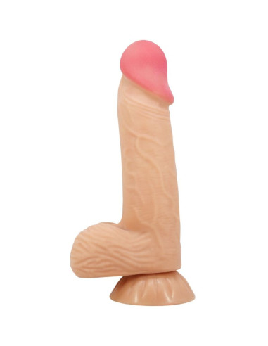 PRETTY LOVE - SLIDING SKIN SERIES REALISTIC DILDO WITH SLIDING SKIN SUCTION CUP 20.6 CM 7 