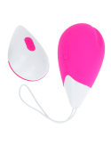 OHMAMA - TEXTURED VIBRATING EGG 10 MODES PINK AND WHITE 4 