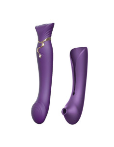 ZALO - QUEEN SET PULSE WAVE CLIT STIM LILA 13 