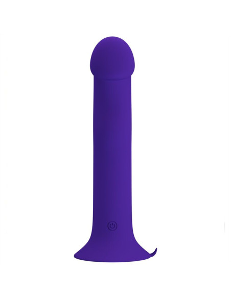 PRETTY LOVE - MURRAY YOUTH VIBRATING DILDO & RECHARGEABLE VIOLET 8 