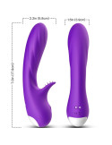 ARMONY - ROMANCE VIBRATOR WITH STIMULATOR PURPLE 5 