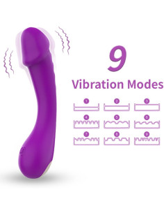 ARMONY - DILDO VIBRATOR G-SPOT SILIKON LILA 6 