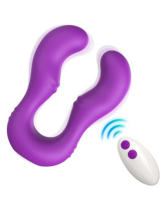 ARMONY - VIBRATEUR SERAPH DOUBLE TÉLÉCOMMANDE VIOLET 6 