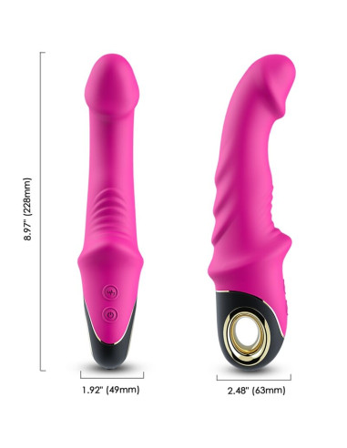 ARMONY - JOYBLADE DILDO VIBRATORE ROTATORE FUCSIA 5 