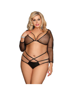 SUBBLIME - QUEEN PLUS STRAPPY TOP UND PANTIES SET 5 