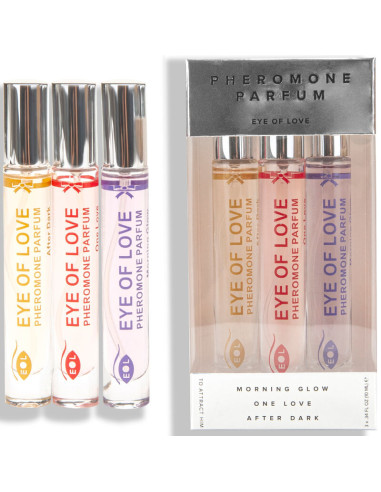 EYE OF LOVE - EOL PHR PARFUM 10 ML SET/3 - MORNING GLOW, ONE LOVE, AFTER DARK 3 