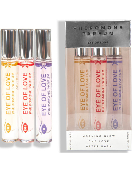 EYE OF LOVE - EOL PHR PARFUM 10 ML SET/3 - MORNING GLOW, ONE LOVE, AFTER DARK 3 