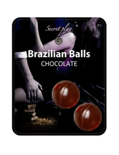 SECRETPLAY - 2 PALLINE BRASILIANE CIOCCOLATO 1 