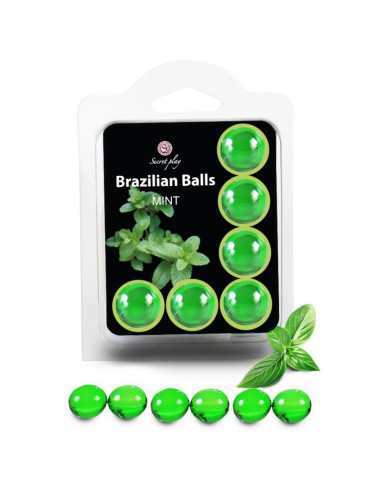 SECRETPLAY - SET 6 BRAZILIANS BALLS MINT 1 