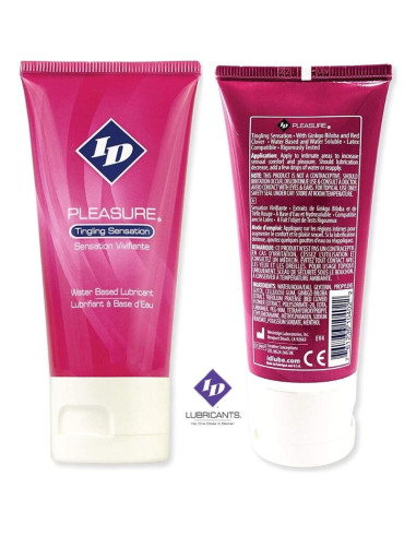 ID PLEASURE - WATER BASED LUBRICANT TINGING SENSATION TRAVEL TUBE 60 ML 1 