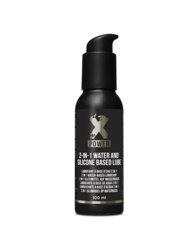 XPOWER - 2-IN-1 WATER AND SILICONE BASED LUBE 100 ML 1 