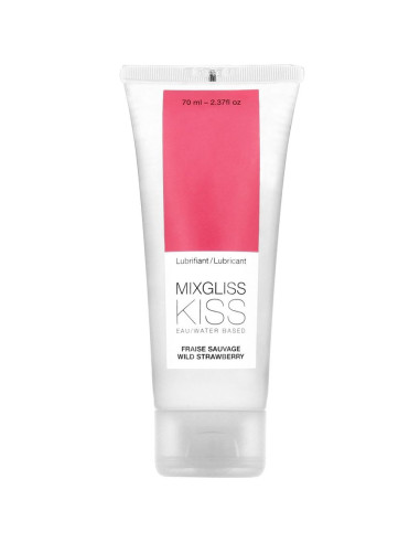 MIXGLISS - LUBRIFIANT BASE D'EAU SAVEUR FRAISE 70 ML 1 