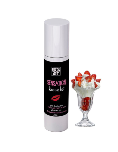 EROS-ART - SENSATTION LUBRIFICANTE NATURALE FRAGOLE CON CREMA 50 ML 1 