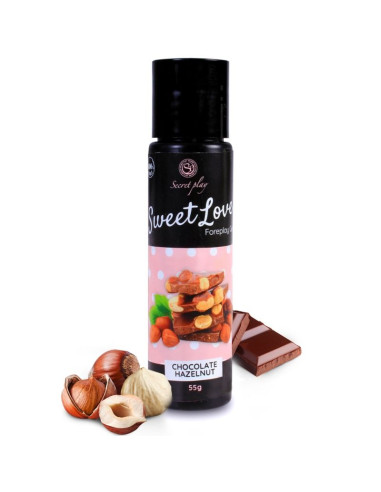 SECRETPLAY - GEL SWEET LOVE SCHOKOLADE MIT HASELNUSS 60 ML 1 