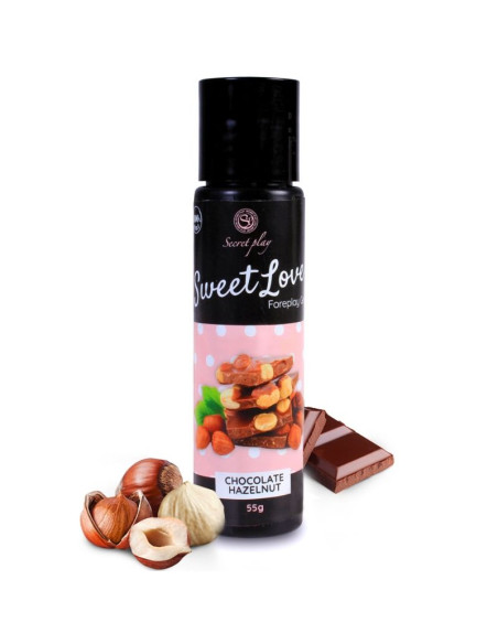 SECRETPLAY - GEL SWEET LOVE SCHOKOLADE MIT HASELNUSS 60 ML 1 