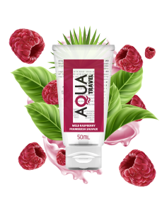 AQUA TRAVEL - LUBRIFIANT A BASE D''EAU SAVEUR FRAMBOISE SAUVAGE - 50 ML 1 