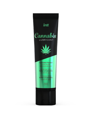 INTT LUBRICANTS - LUBRIFICANTE INTIMO A BASE ACQUOSA AL GUSTO DI CANNABIS 1 