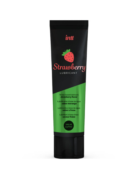 INTT LUBRICANTS - INTIMATE WATER-BASED LUBRICANT STRAWBERRY FLAVOR 1 