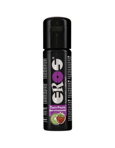 EROS - LUBRIFICANTE GUSTO FRUTTA FRAGOLA E KIWI 100 ML 1 