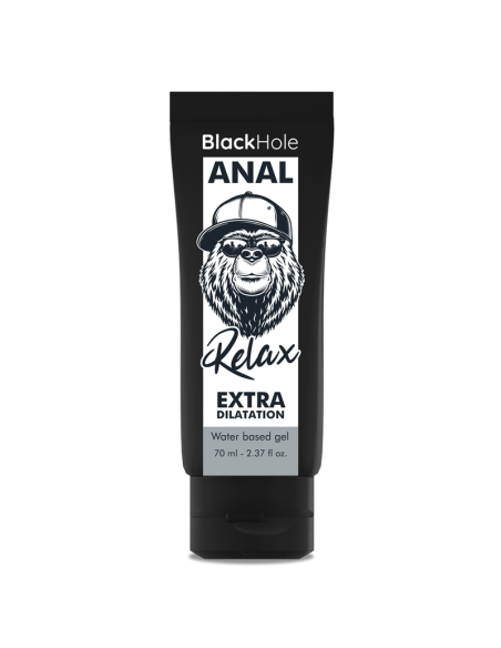 BLACK HOLE - GEL A BASE D''EAU DILATATION ANALE 70 ML 7 