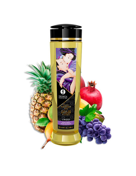 SHUNGA - HUILE DE MASSAGE ÉROTIQUE LIBIDO 240 ML 1 