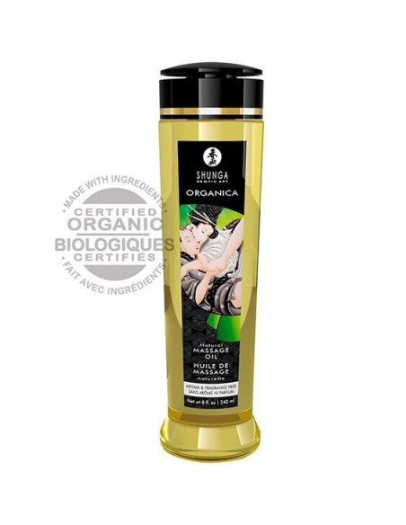 SHUNGA - OLIO DA MASSAGGIO BIOLOGICO NATURALE 240 ML 1 