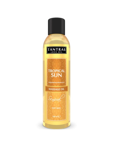 INTIMATELINE - HUILE DE MASSAGE SOLEIL TROPICAL TANTRAS LOVE OIL 150 ML 1 