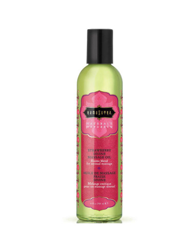 KAMASUTRA - NATURALS OLIO DA MASSAGGIO DIVINO ALLA FRAGOLA 236ML 1 