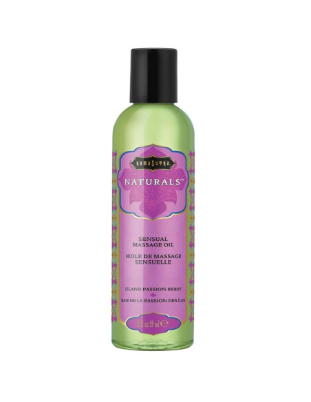 KAMASUTRA - HUILE DE MASSAGE NATURELLE BAIE DE LA PASSION DE LÎLE 59 ML 1 